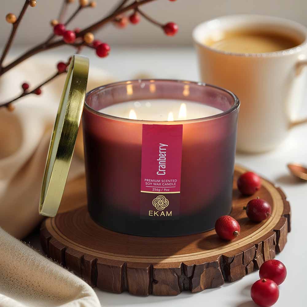 Cranberry Candle